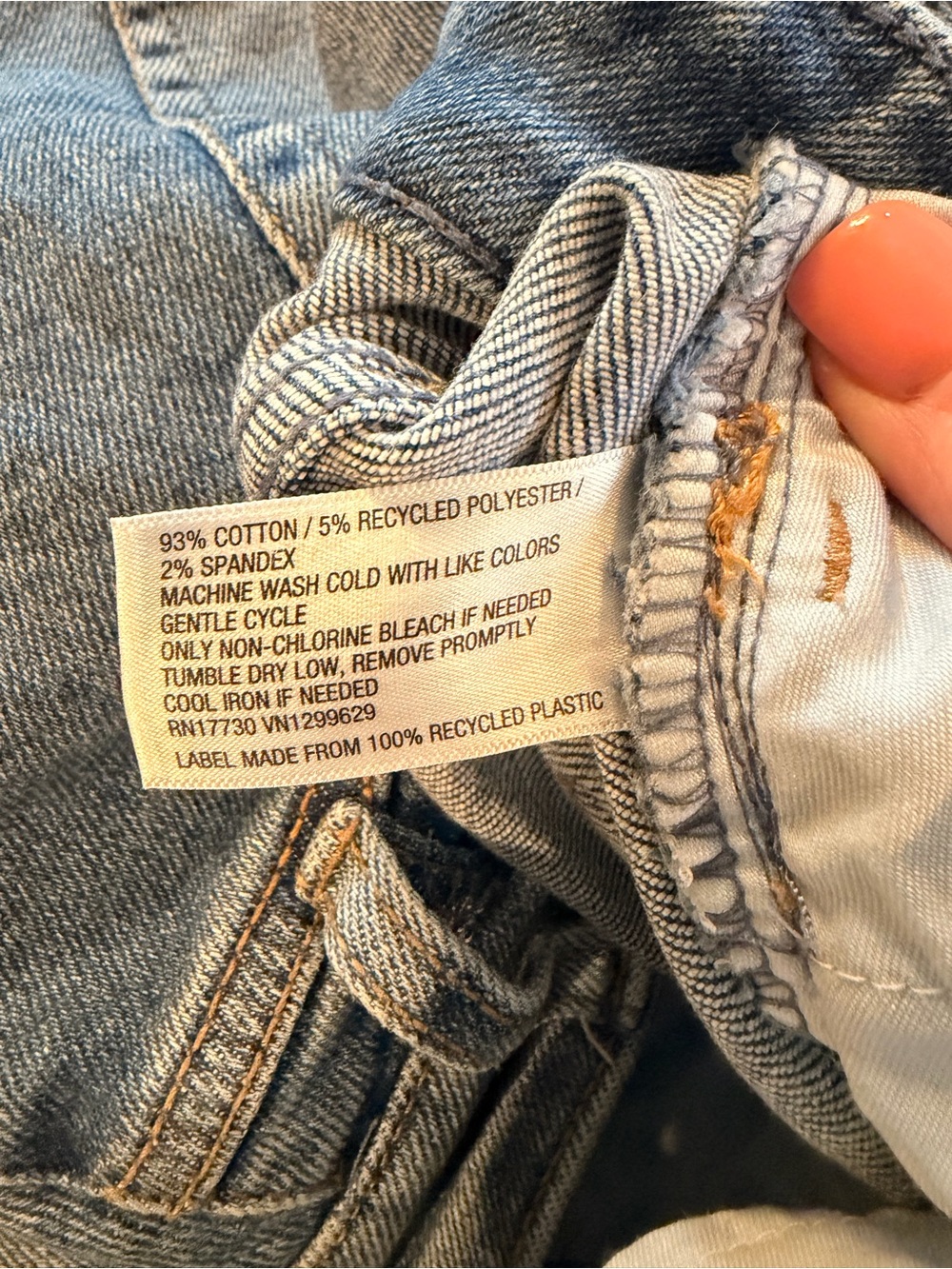 Ava & Viv Medium Wash Denim Shorts - Blue - Picture 5 of 5
